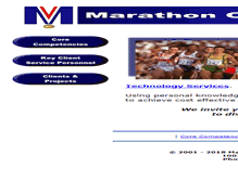 Tablet Screenshot of marathoninc.com